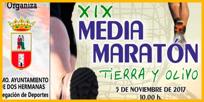Media Maraton Tierra y Olivo Dos Hermanas 2017 - voyacorrer.com
